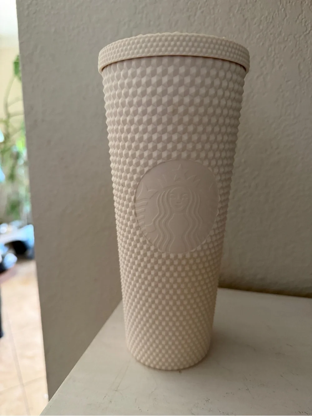 Starbucks Textured Studded Tumbler in Light Cream